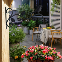 2pcs Hanging Flower Rack Two Birds Garden Flower Plants Supplies