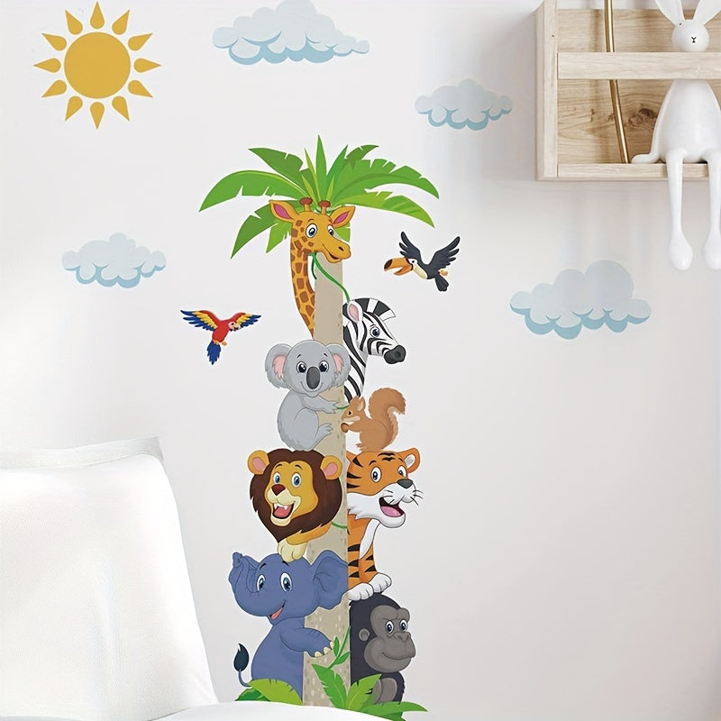 Cartoon Animal Waterproof Vinyl Sticker for Wall Decoration