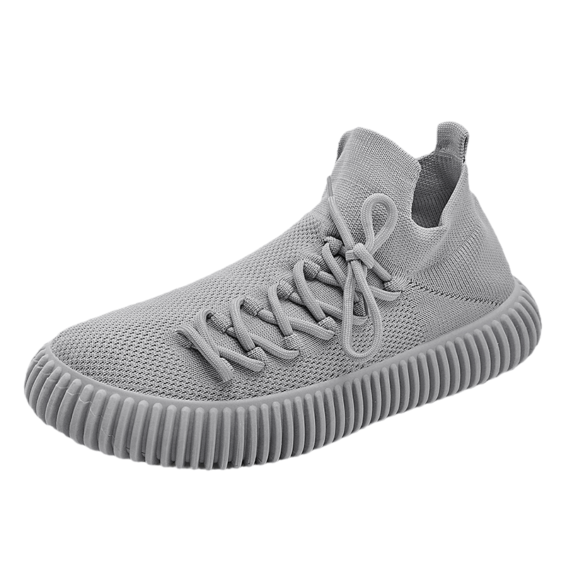 Men's Slip on Sneakers With Laces Lightweight Athletic Shoes