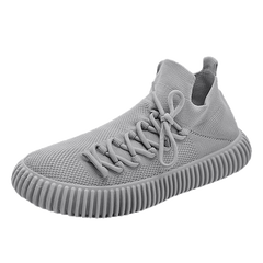 Men's Slip on Sneakers With Laces Lightweight Athletic Shoes