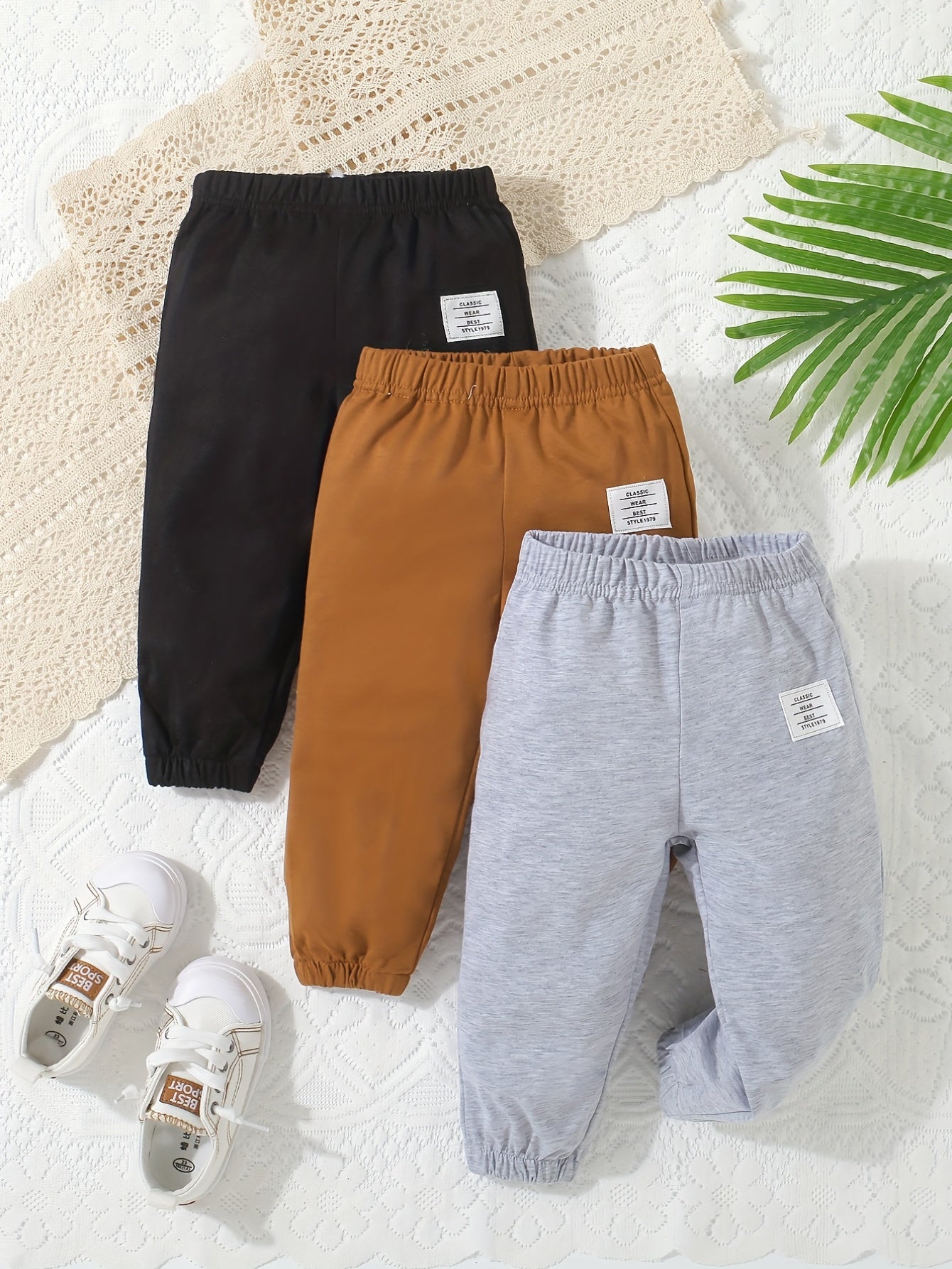 Boys Multicolor Pants Set Comfy Casual Trousers Outfit