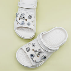 Silver Bear Shoe Charms for Shoe Decoration