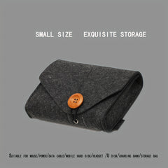 Digital Felt Storage Bag Makeup Bag Card Bag Stationery Storage Bag