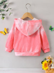 Toddler Tie Dye Butterfly Hoodie Sweatshirt for Girls