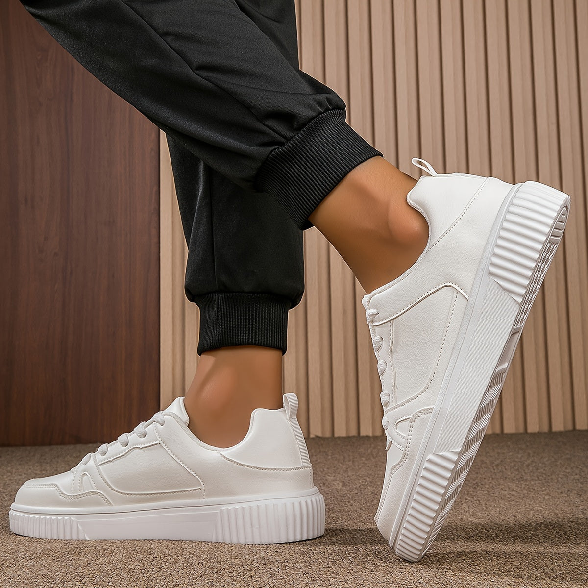 Women's Versatile Skate Shoes Low Platform Lightweight Sneakers