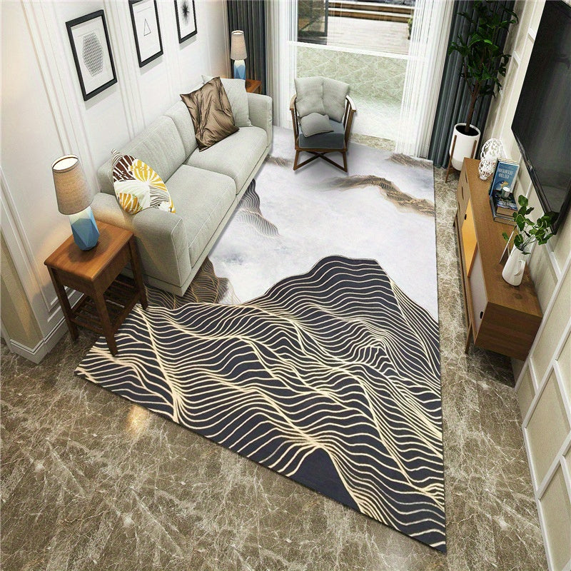 Stylish Non-Slip Nordic Area Rug for Home Decor