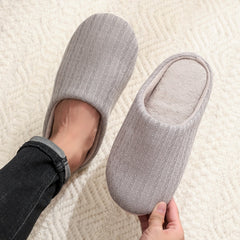 Men's Cozy Fuzzy Slides Soft Slippers Non slip Home Shoes