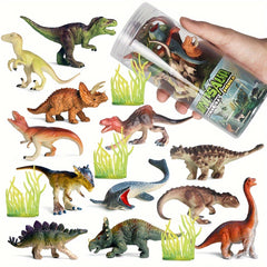 12pcs Mini Dinosaur Animal Set Action Figures Collection Kid Toy