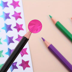 10 Sheets Star Stickers Small Stars Holographic Glitter Foil Stickers