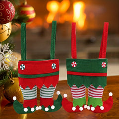 1pc Non-woven Christmas Elf Candy Bag Gift Navidad