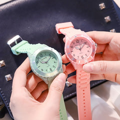 Colorful Watch for Men and Women Large Dial Versatile Wrist Watch