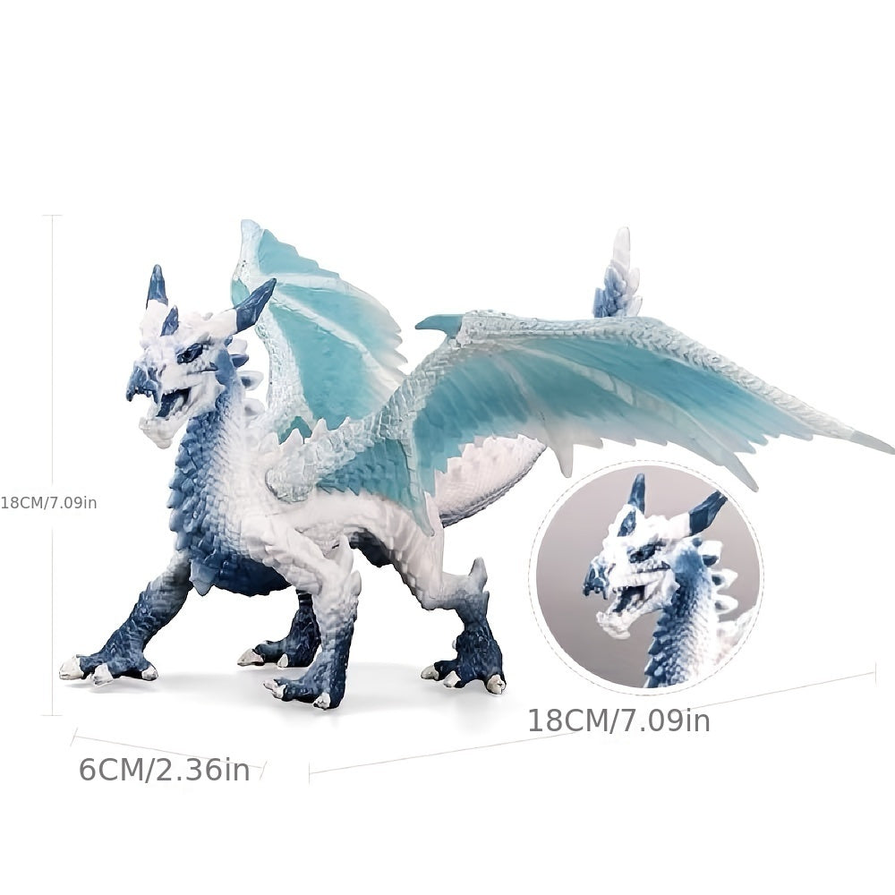 Realistic Dragon Model Plastic Flying Dragon Statue Gift Collection