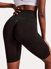 Seamless Hip Lifting Biker Shorts High Stretch Yoga Exercise Women's Activewear