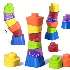 Montessori Baby Stacking Blocks Colorful Sensory Toy