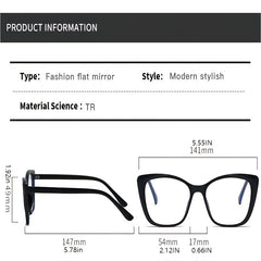 Light Blocking Glasses for Women Relieve Eye Strain and UV Glare