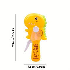 Cartoon Little Dinosaur Handheld Fan Portable Outdoors And Indoors