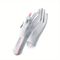 Sunscreen Short Gloves for Women Outdoor Sports Cycling