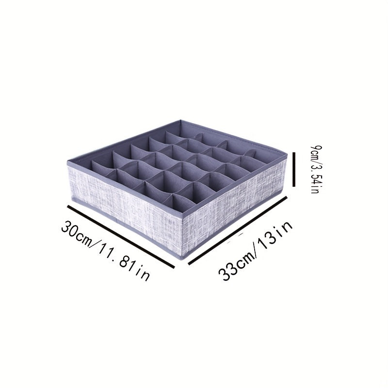 Underwear Storage Box Lightweight Organizer Container With Grids