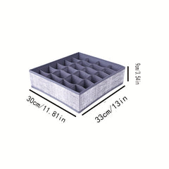 Underwear Storage Box Lightweight Organizer Container With Grids