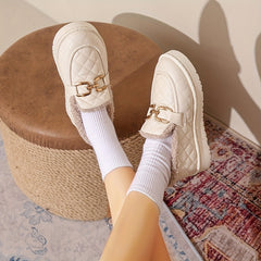 Women's Non-slip Snow Shoes Thick Bottom Warm Short Tube Shoes