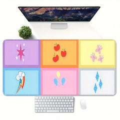 Cartoon Mouse Pad HD Keyboard Pad Natural Rubber Office Mouse Pad