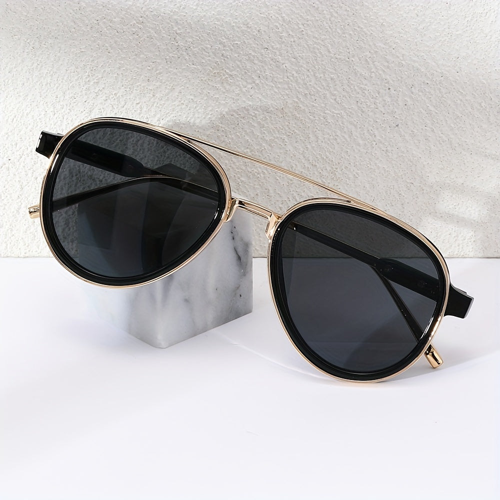 Men's Vintage Square Aviator Sunglasses UV400 Protection Glasses
