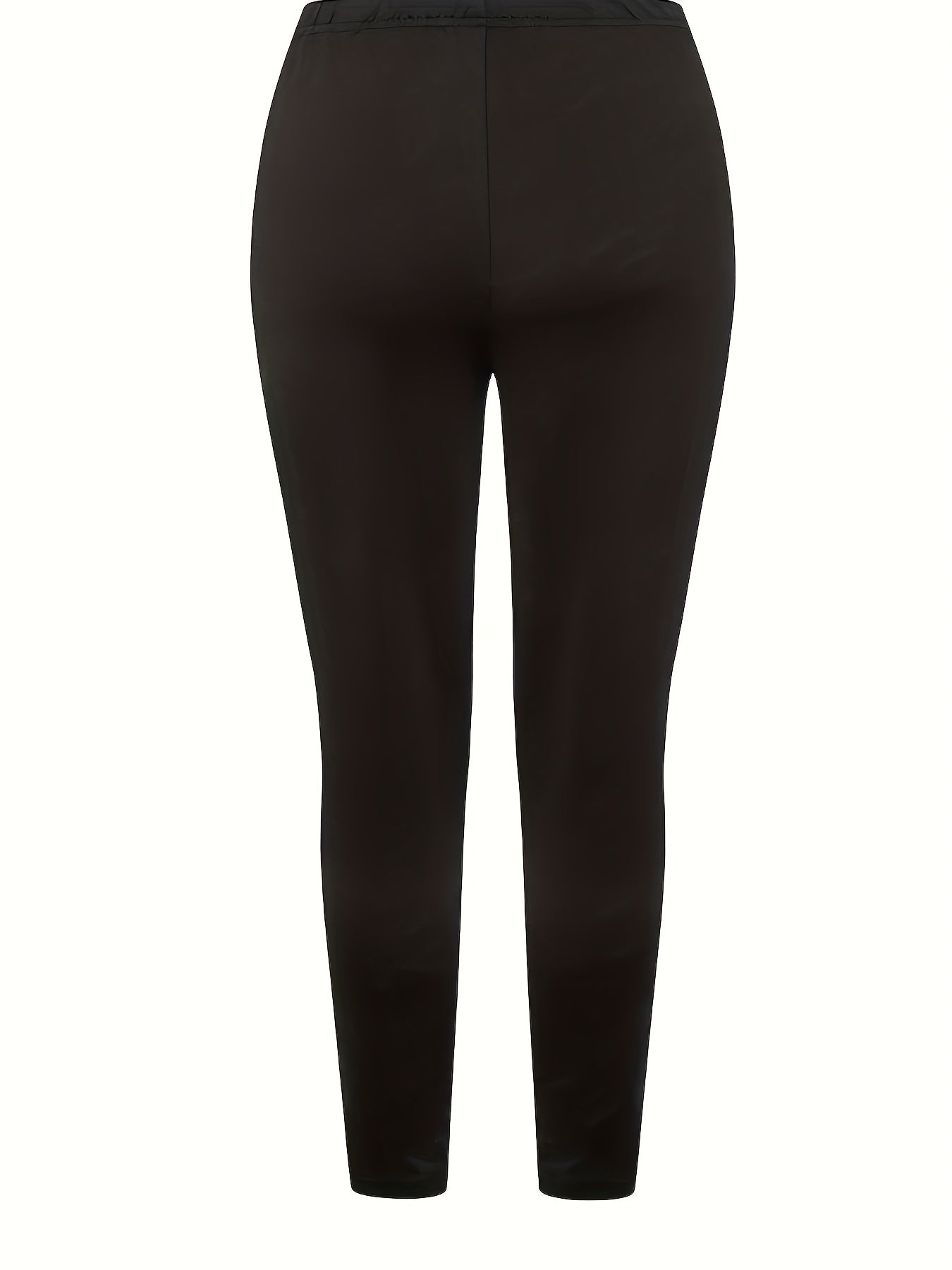 Lace Stitching Skinny Leggings - Women's Sporty Clothing
