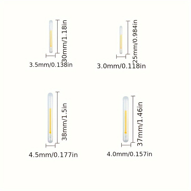 30pcs Luminous Fishing Sticks for Night Fishing - Glow Sticks for Floats