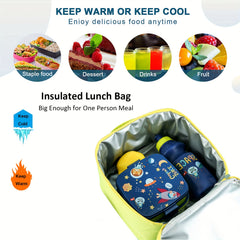 IKEAIDUO Unicorn Lunch Bag for Girls Insulated Leakproof Cooler Tote Bag