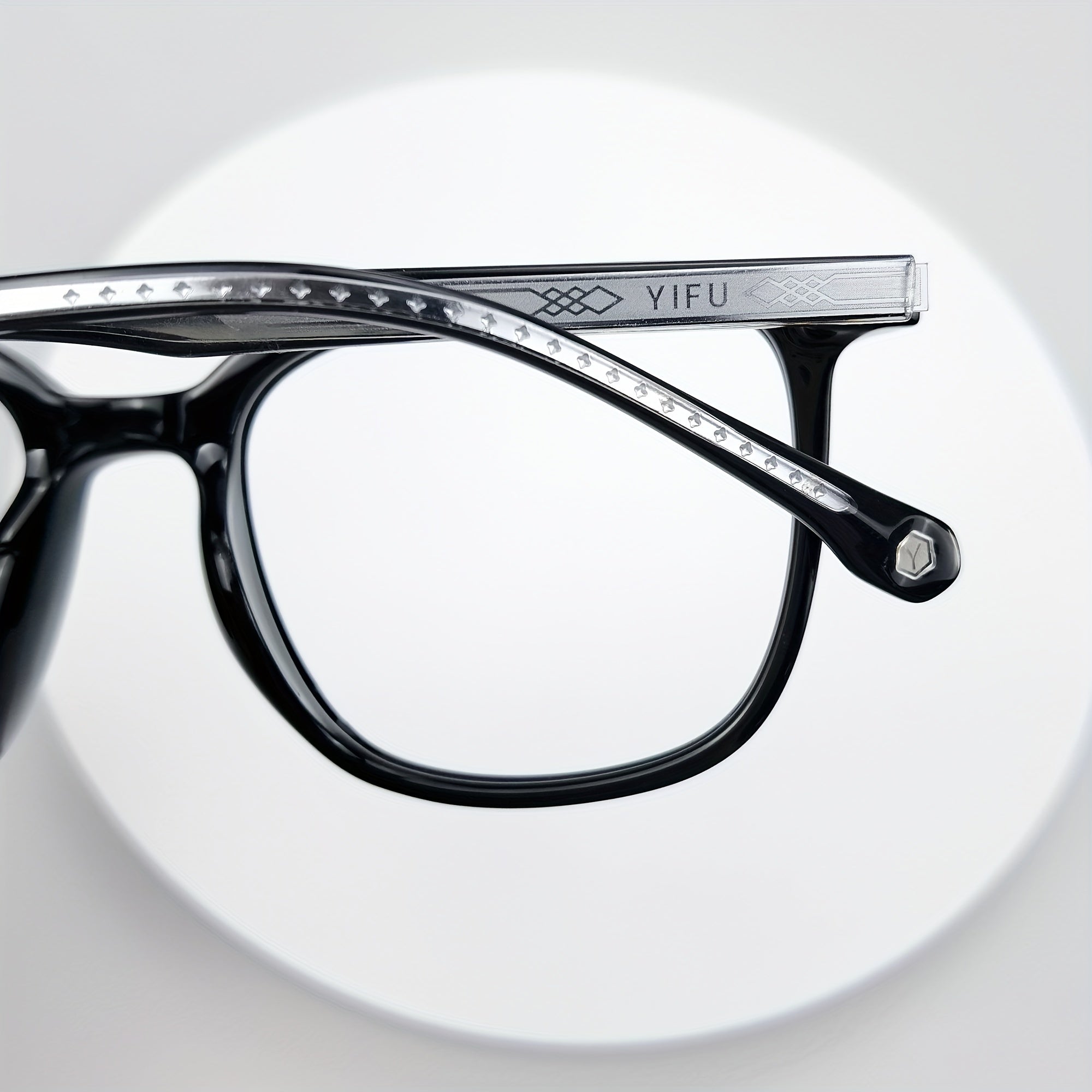 Men's Oversized Light Glasses Square Computer Light Block