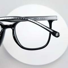 Men's Oversized Light Glasses Square Computer Light Block