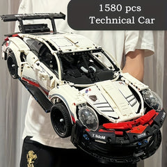 1580pcs Classic Racing Car Building Block Toy For Kids Birthday Gift