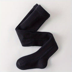 Girls Plain Leggings Breathable Comfortable Tights Socks For Kids