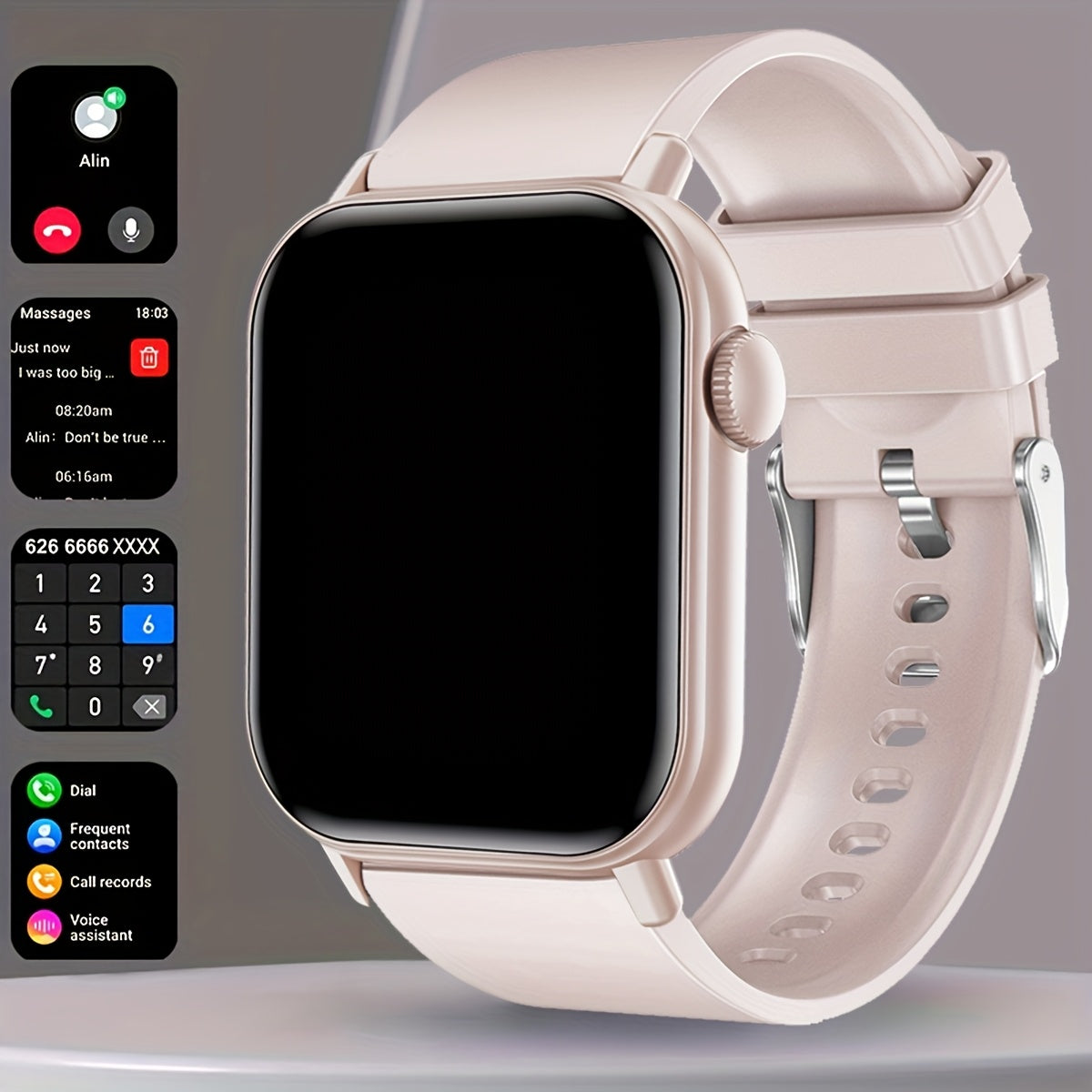Sports Smart Watch 230Mah Large Magnetic Fast Charging