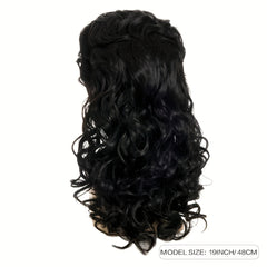 Men's Long Curly Hair Halloween Cosplay Wig
