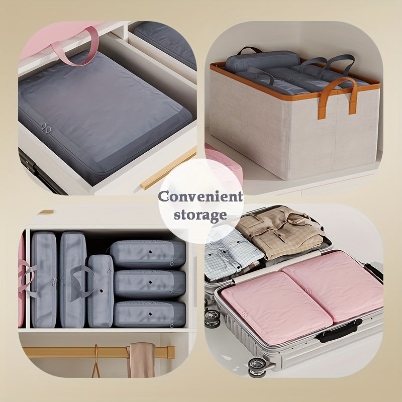Portable Clothes Compression Bag Space saving Storage Bag Containers