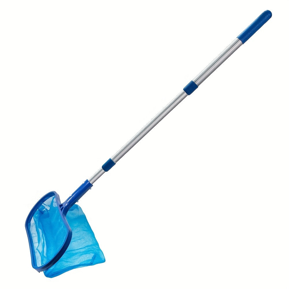 Deep Skimmer Net with Telescopic Pole - Pool Leaf Skimmer Fine Mesh Net