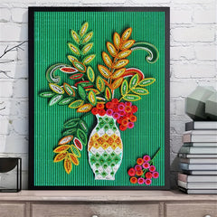 1pc Flower Diamond Painting Kit For Beginner DIY 5D Diamond Art Kit Home