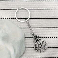 Skull Palm Keychain Keyring Halloween Gift Men Women