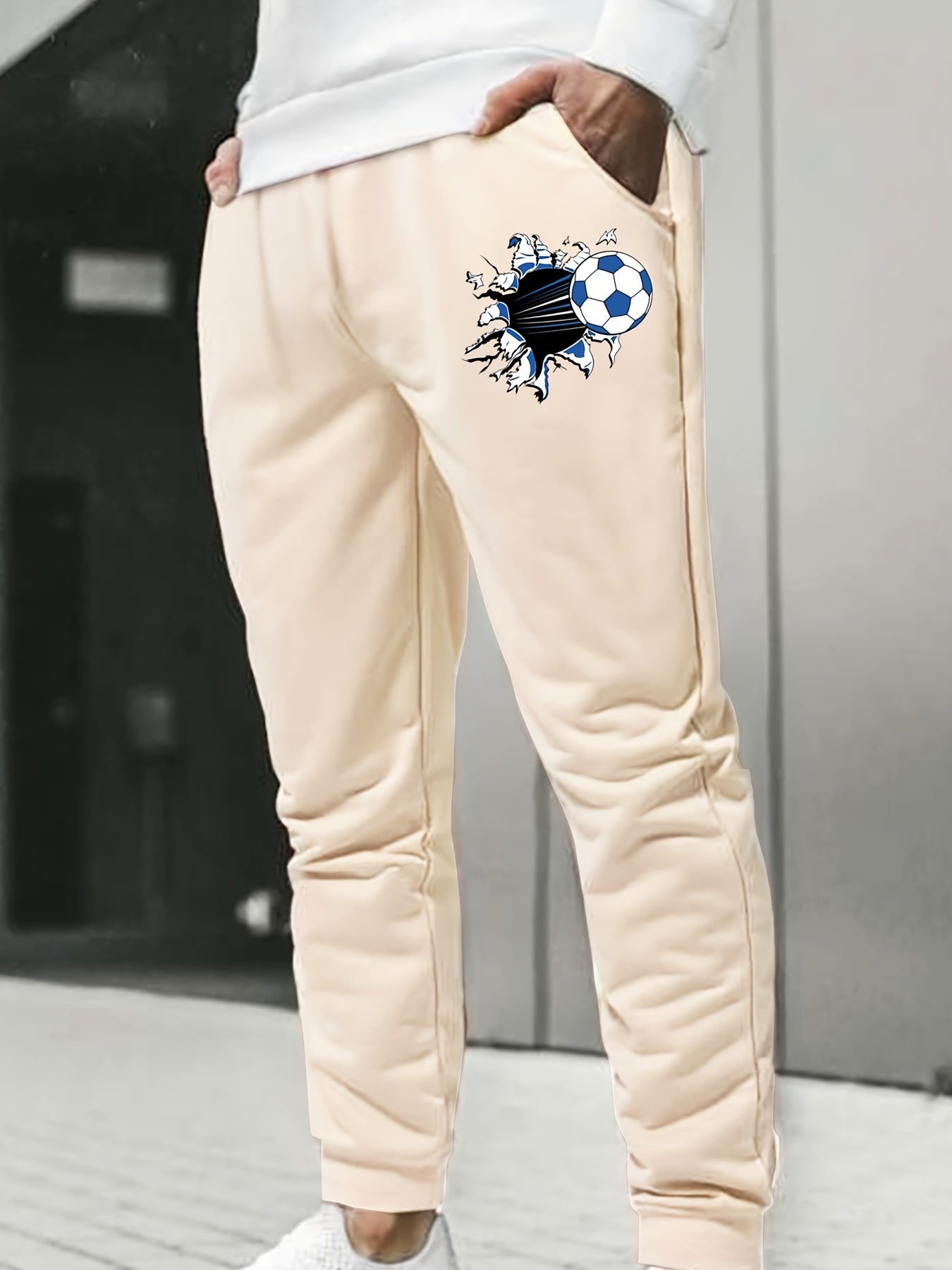 Men's Personality Print Casual Stretch Sweatpants