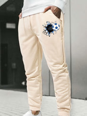 Men's Personality Print Casual Stretch Sweatpants
