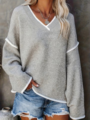Women's Plus Casual Sweater Loose Pullover Jumper
