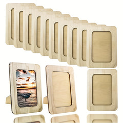 Wooden Vertical Postcard Frame DIY Set