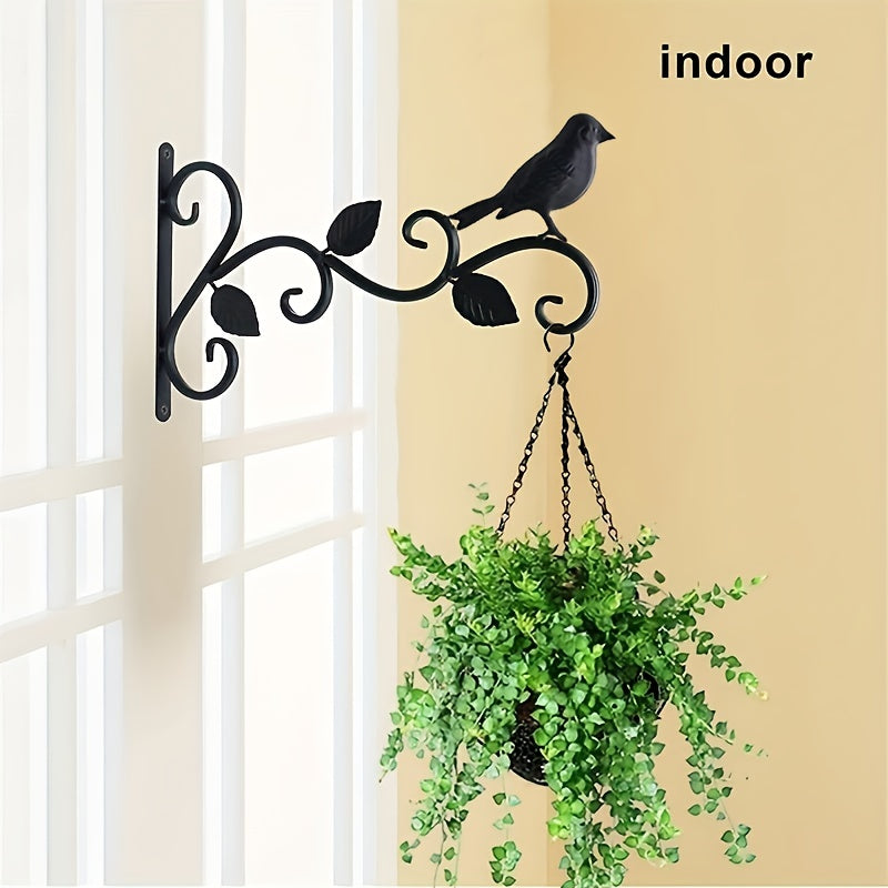 2pcs Hanging Flower Rack Two Birds Garden Flower Plants Supplies