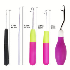 5pcs Latch Hook Set Crochet Needle for Carpet Making