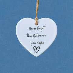 2pcs Thank You Gift Never Forget The Difference You Make Friendship Gift