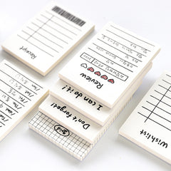Mini Note Pad with Surprising Patterns - Portable To Do List Organizer