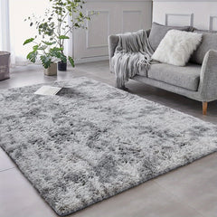 Tie Dye Plush Fabric Floor Mat Area Rug Carpet - Home Decor