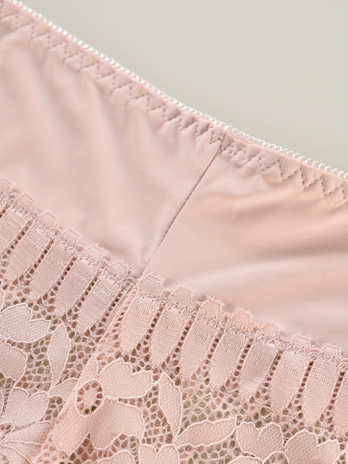 2 Pack Plus Size Lace High Rise Briefs Set