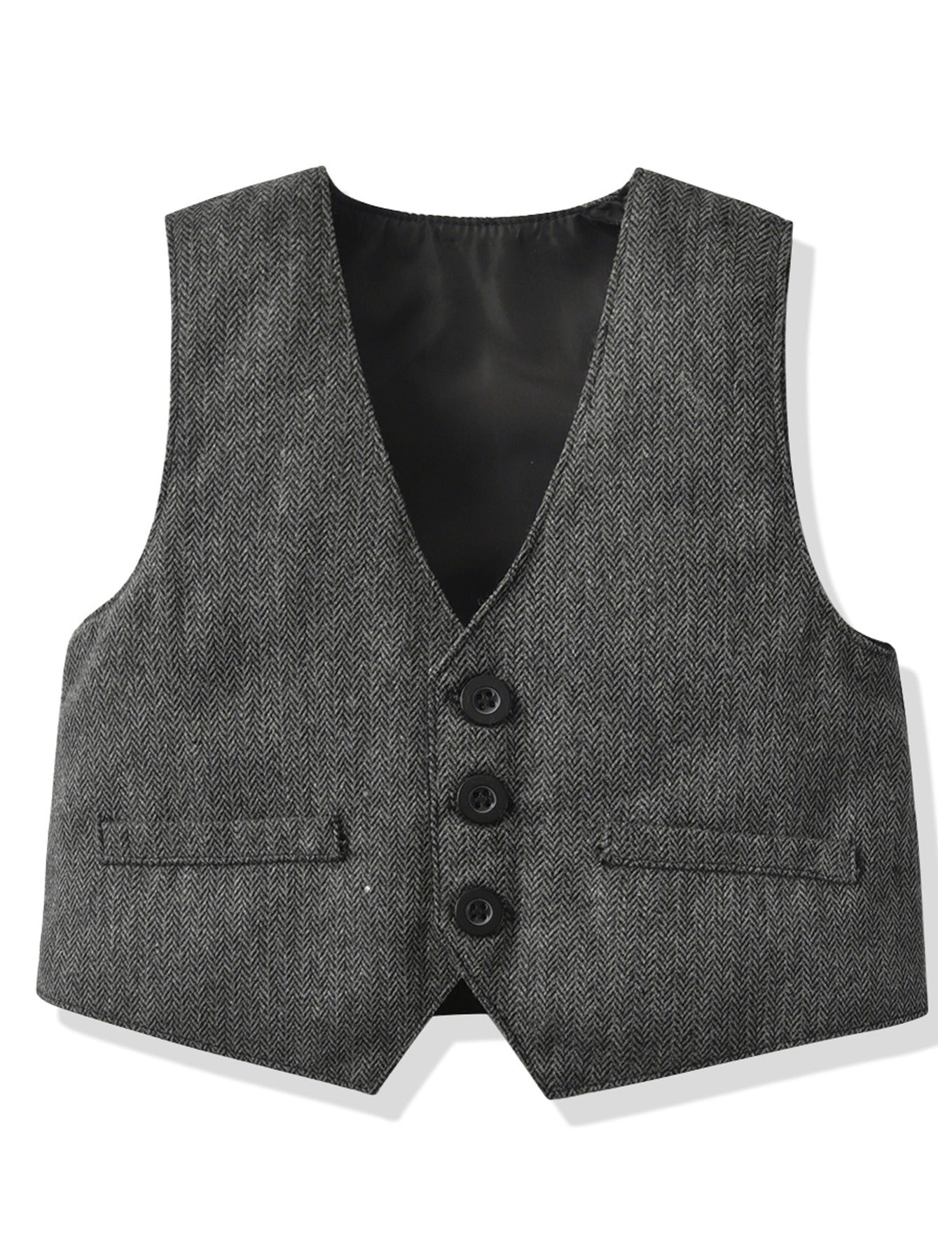 Boys Gentleman Outfit Button Up Shirt Pant Vest